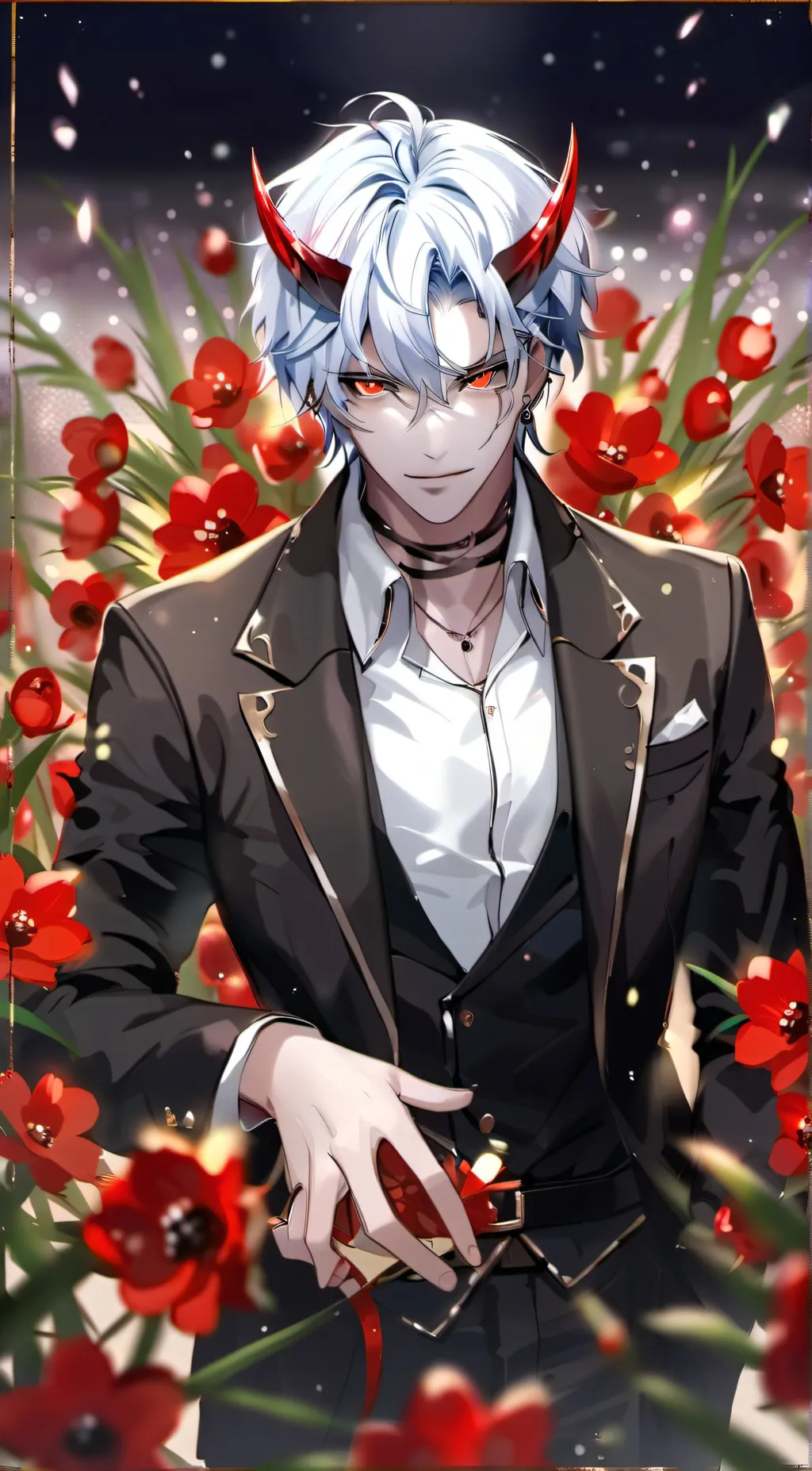 ai character: Damien background