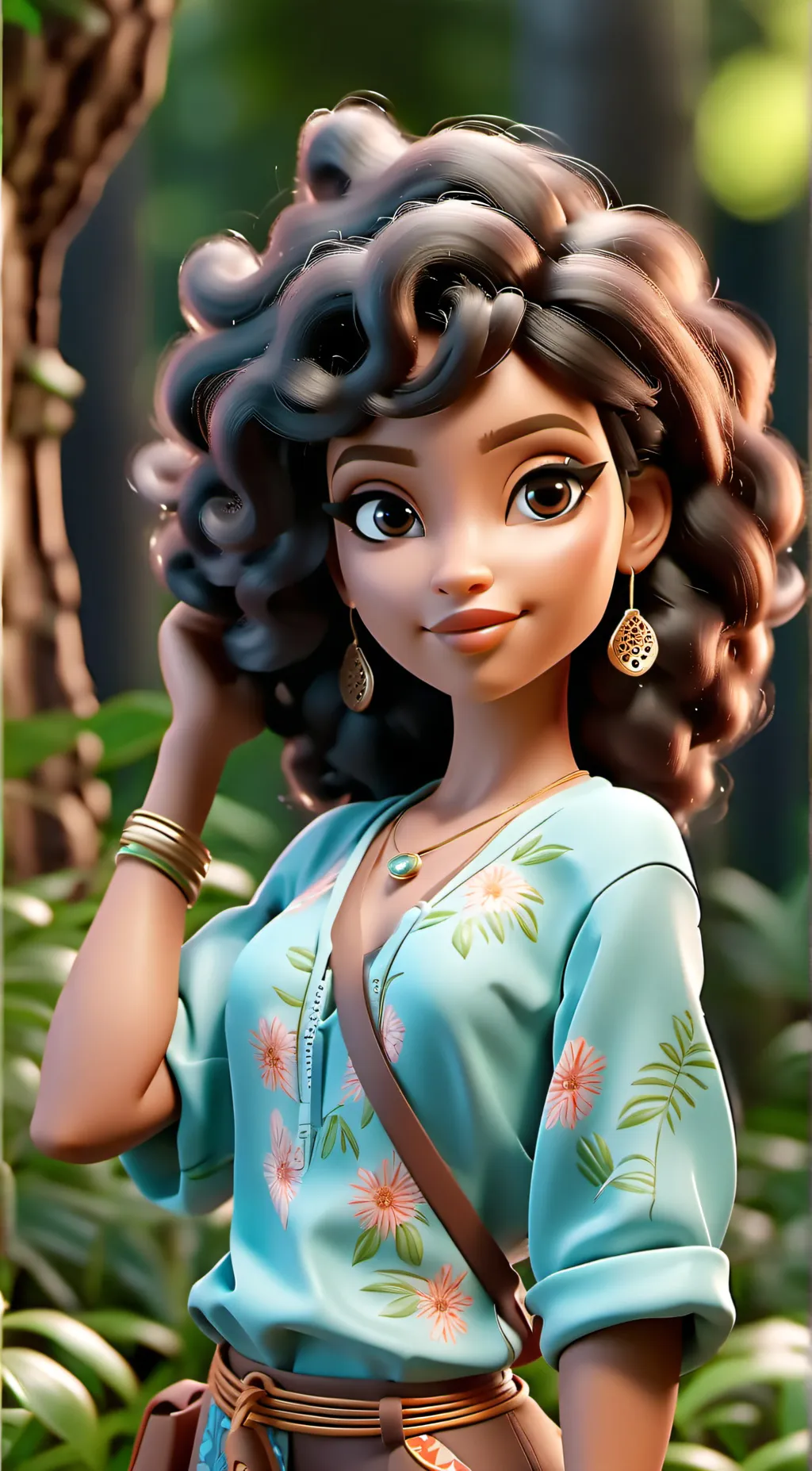 ai character: Selena background