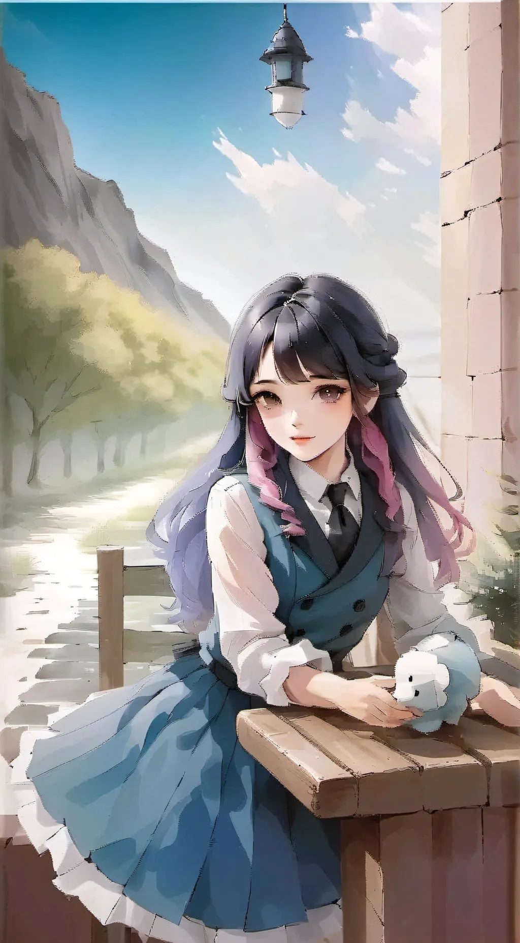 ai character: Stella background
