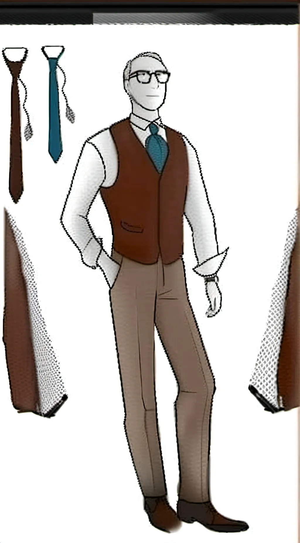 ai character: TrenderMan background