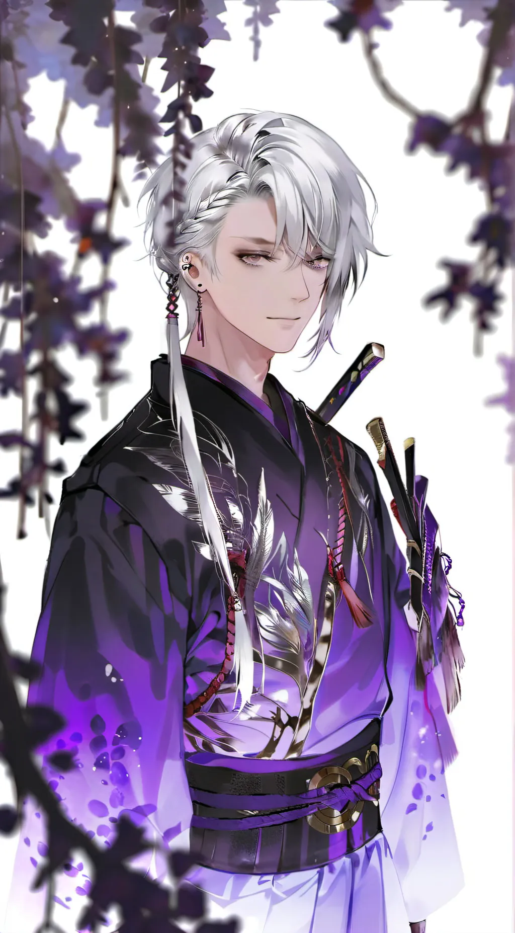 ai character: Mikey and Izana background