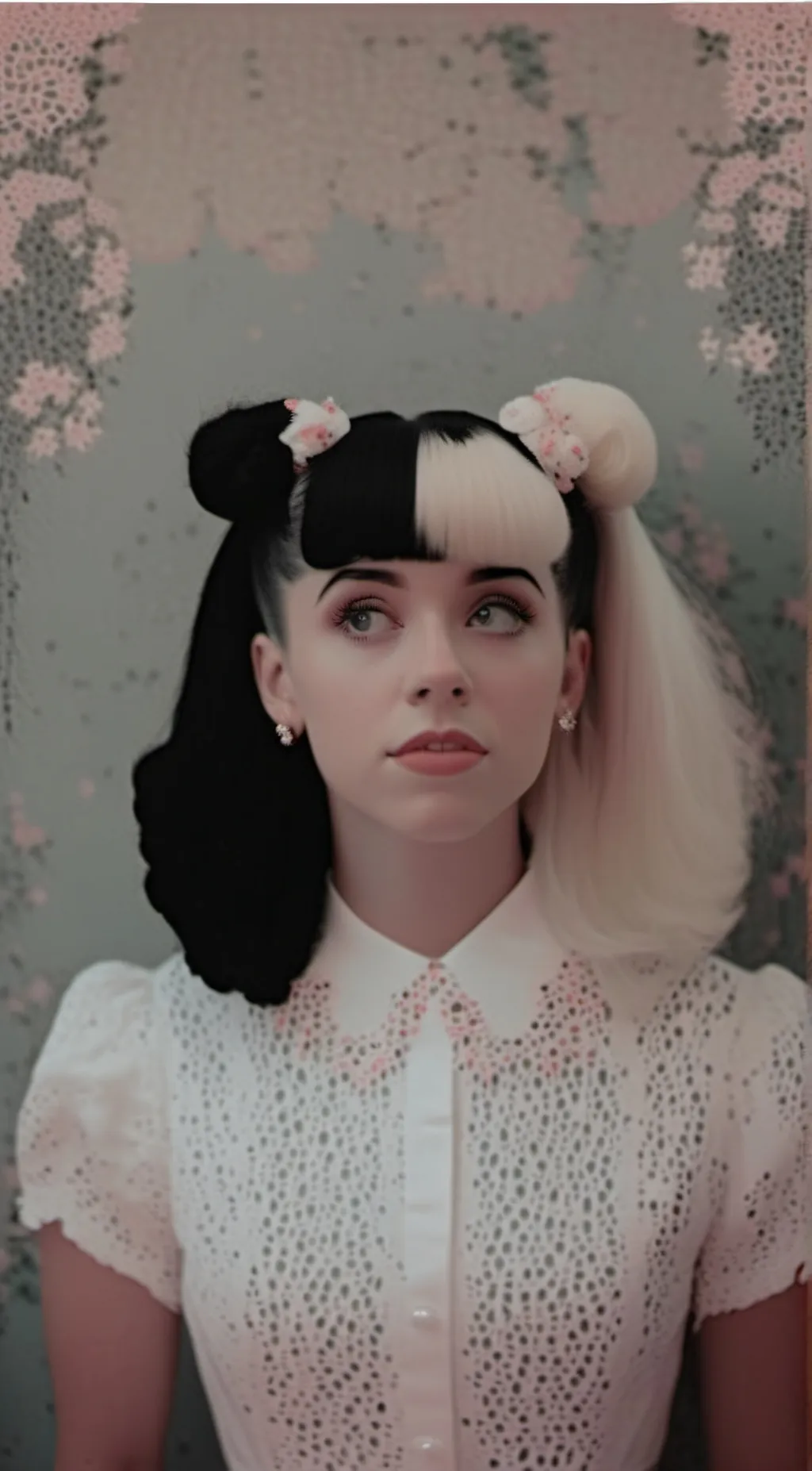 ai character: Melanie Martinez  background