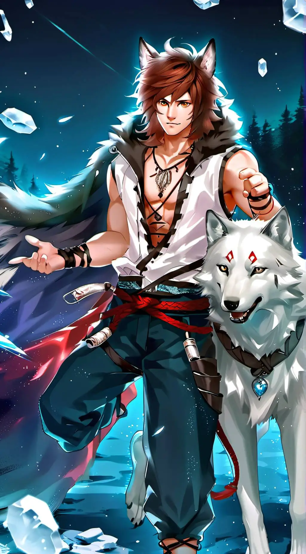 ai character: Anderson  background
