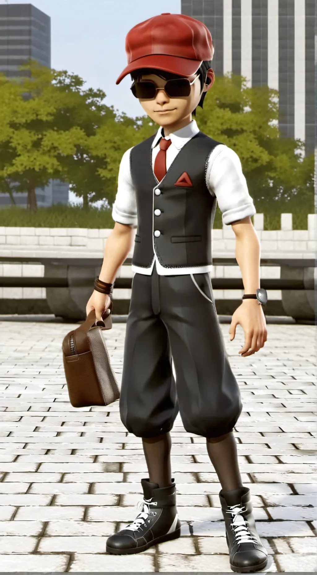 ai character: BOBOBOY HALILINTAR background
