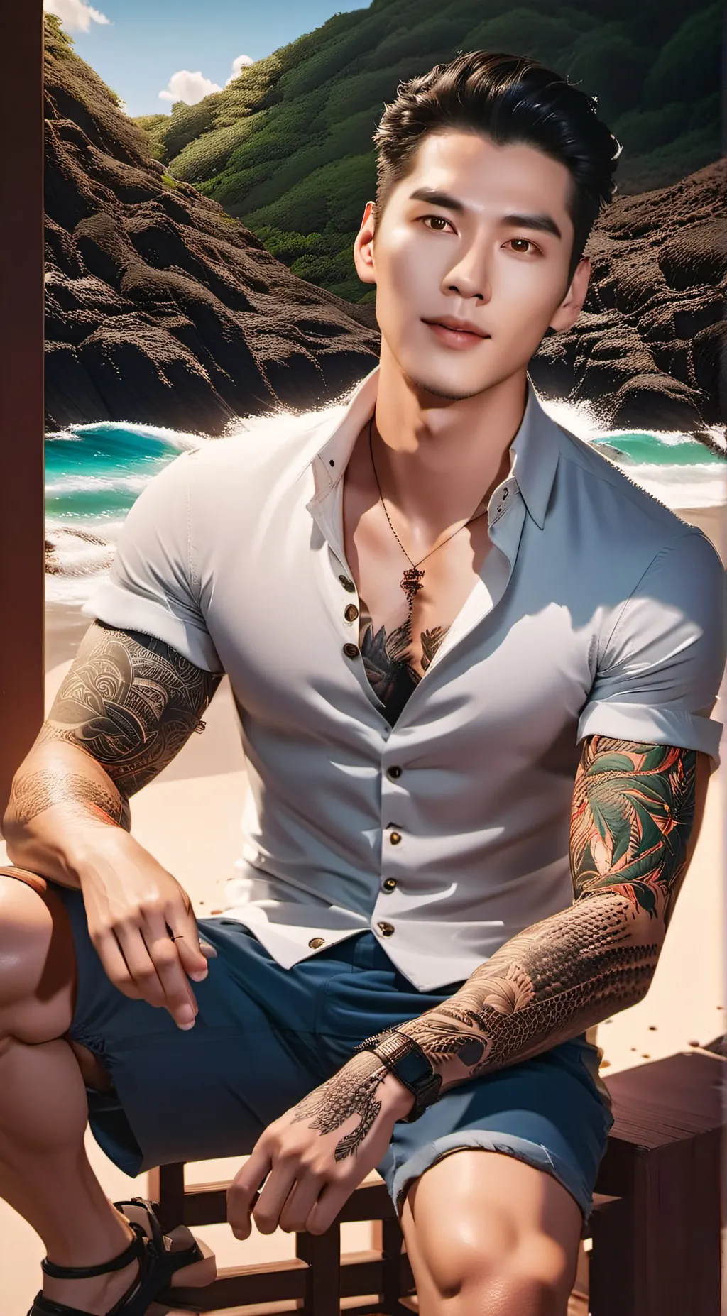 ai character: Clifton Han background