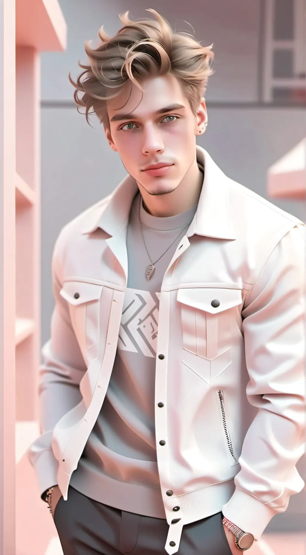 ai character: Damien kater background