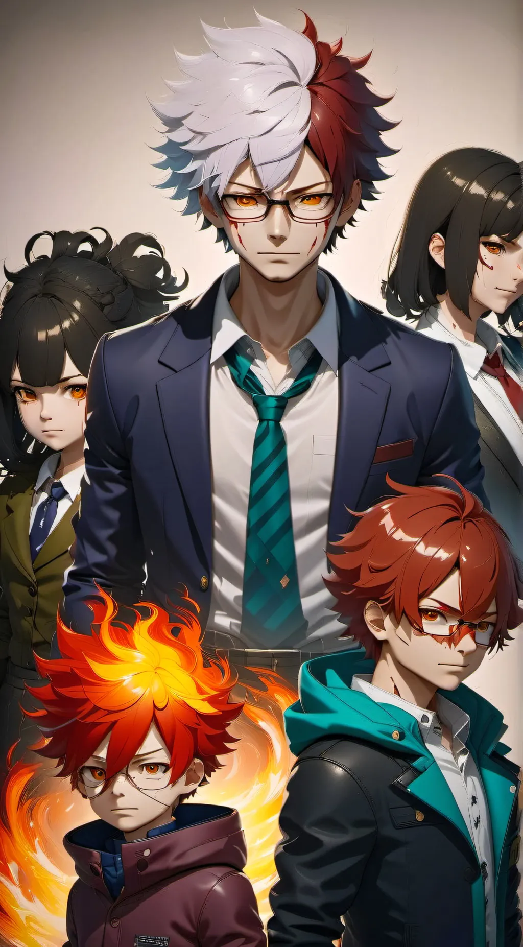 ai character: Todoroki Family  background