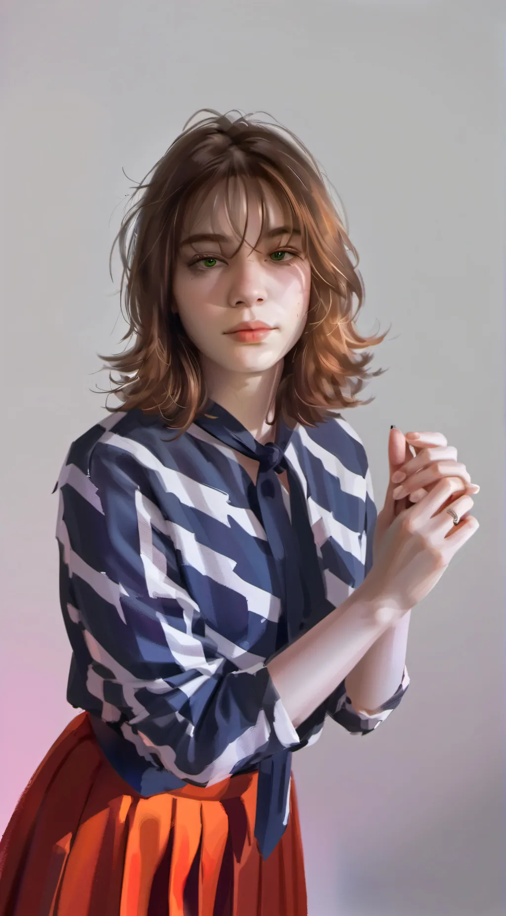 ai character: Me irl background