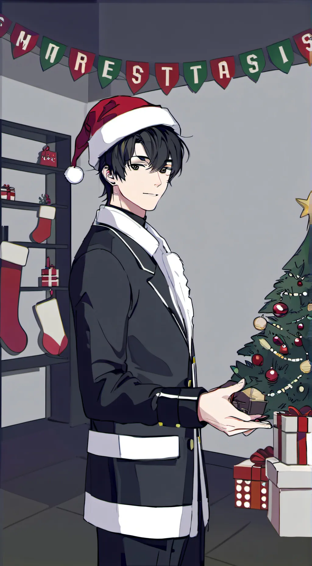 ai character: Max 🎄 background