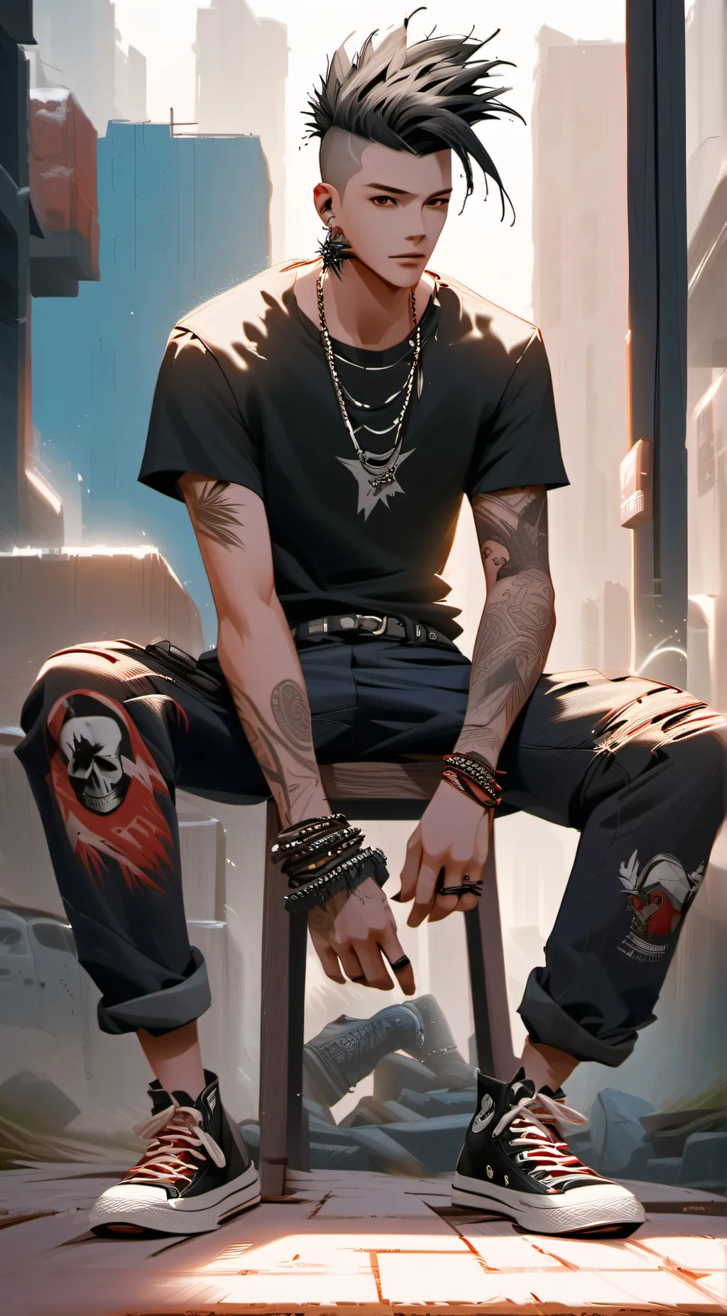 ai character: Kyle Bridges background