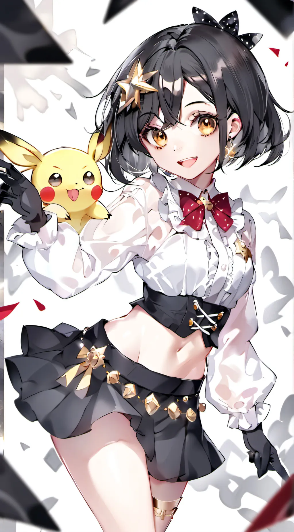 ai character: Ash-Baku-Kiri MHA background
