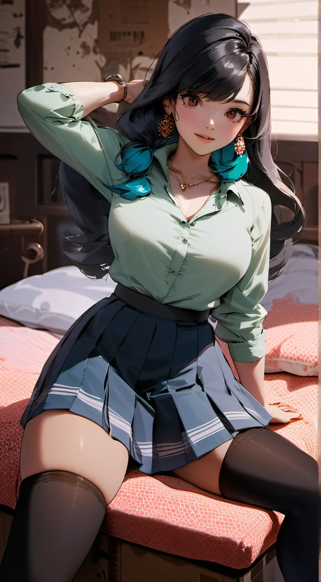 ai character: Mia Icyla  background