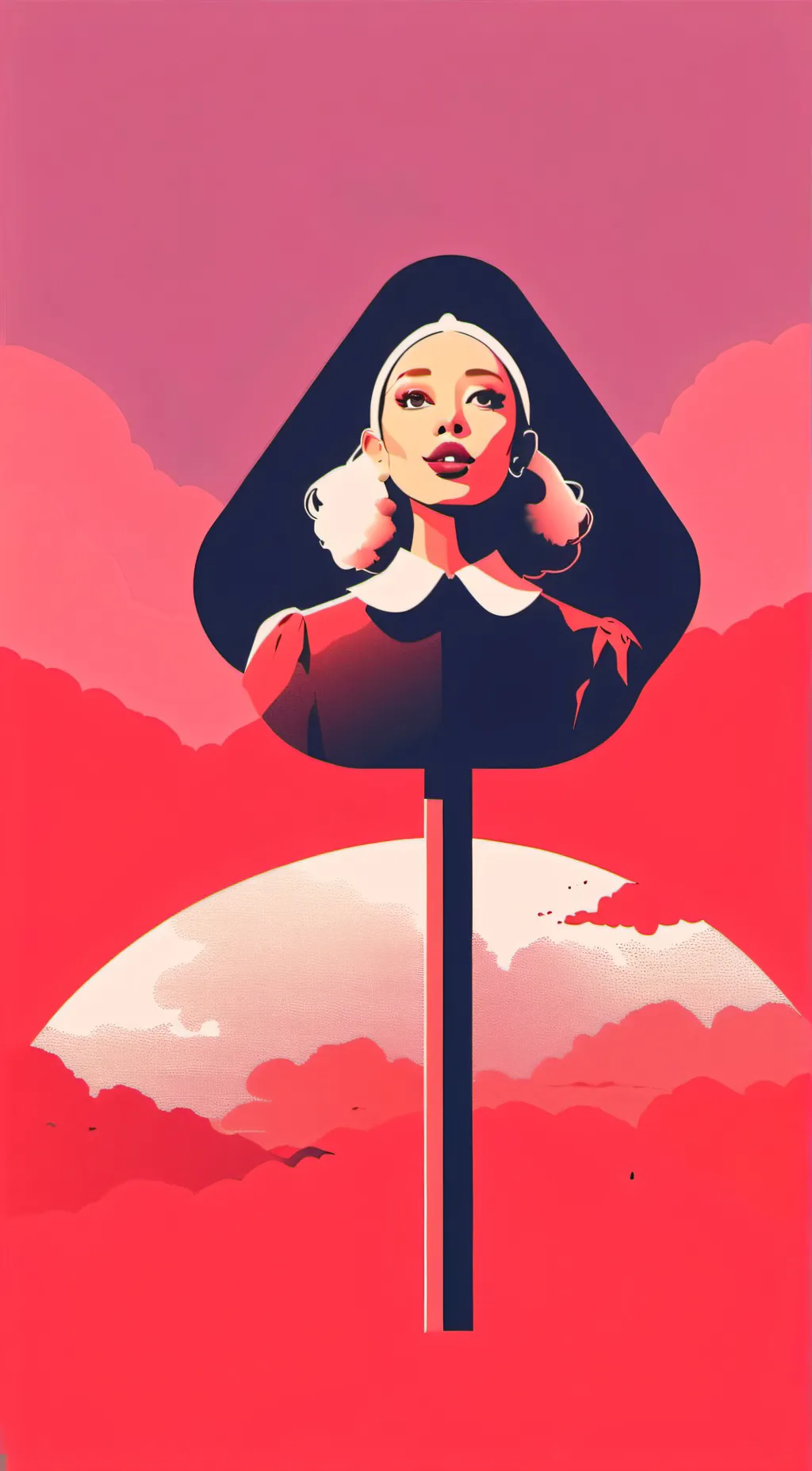 ai character: Ariana GrandE background