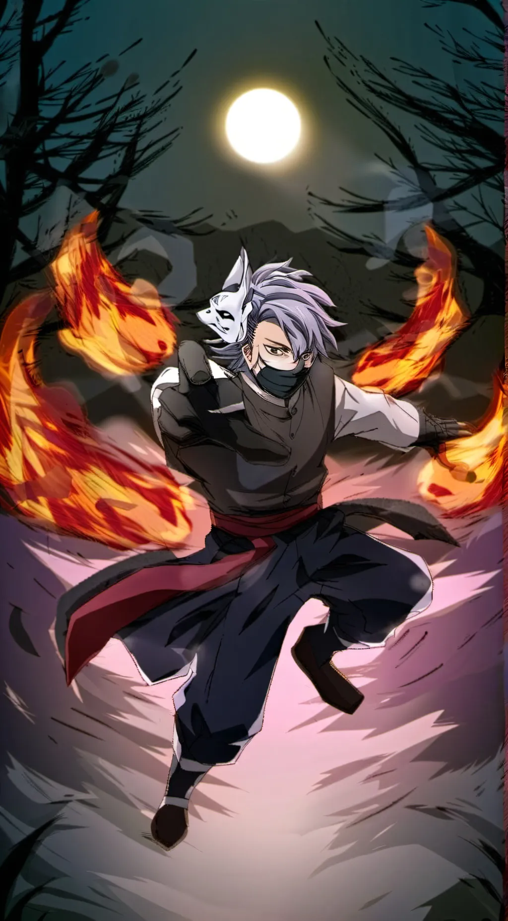 ai character: 👹DEMON SLAYER background