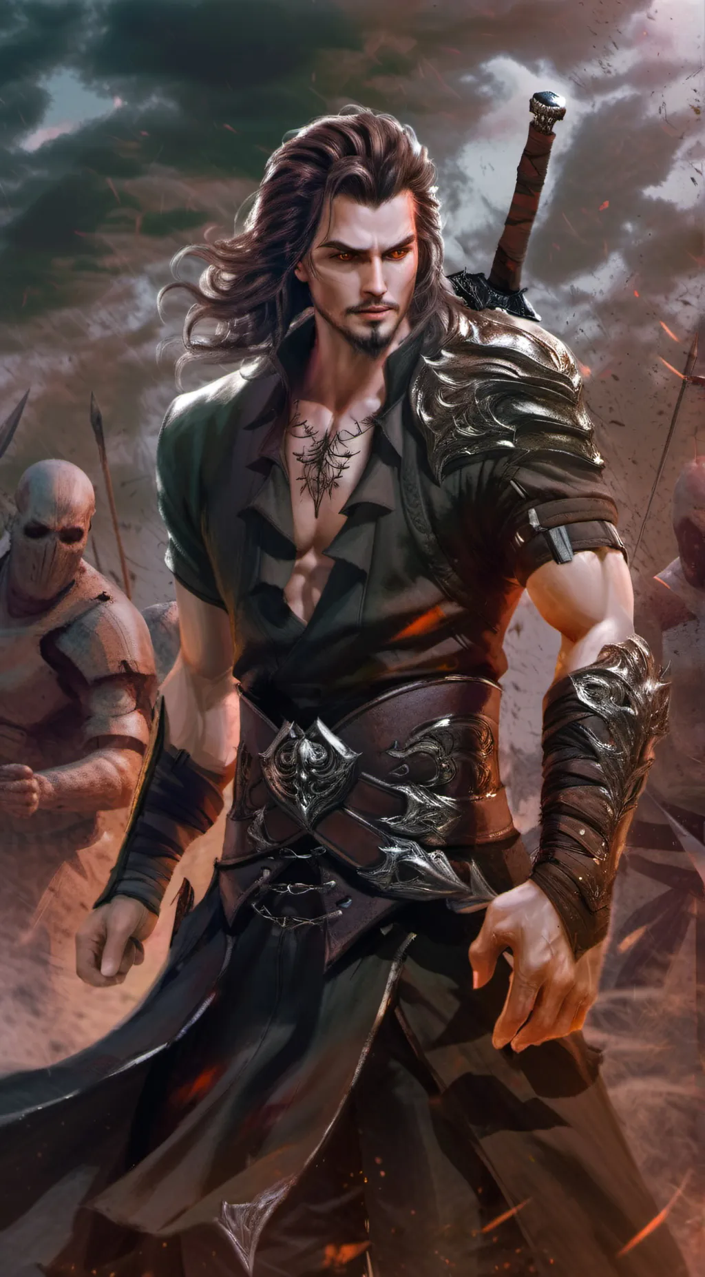 ai character: Kuro background
