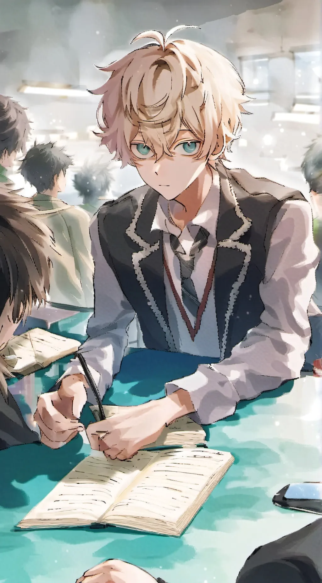 ai character: walter background