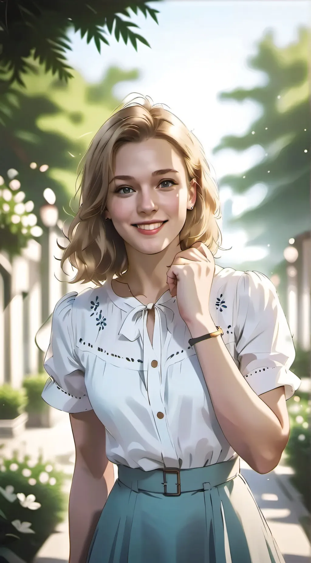 ai character: Isabel Young  background