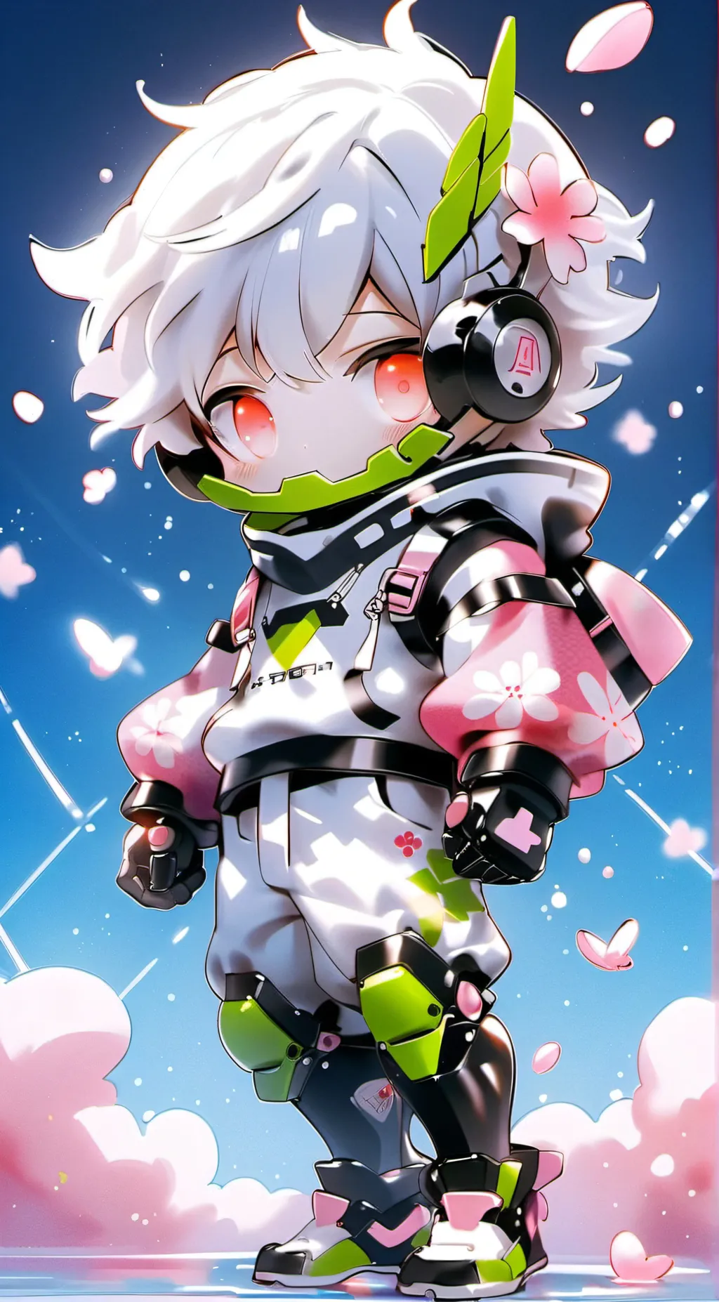 ai character: Cherry Blossom  background
