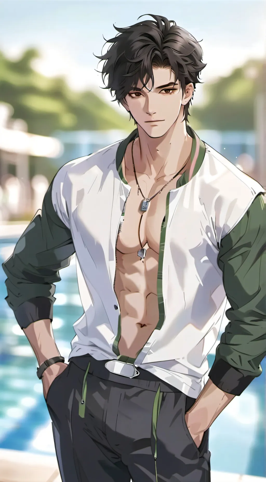 ai character: Adrian background