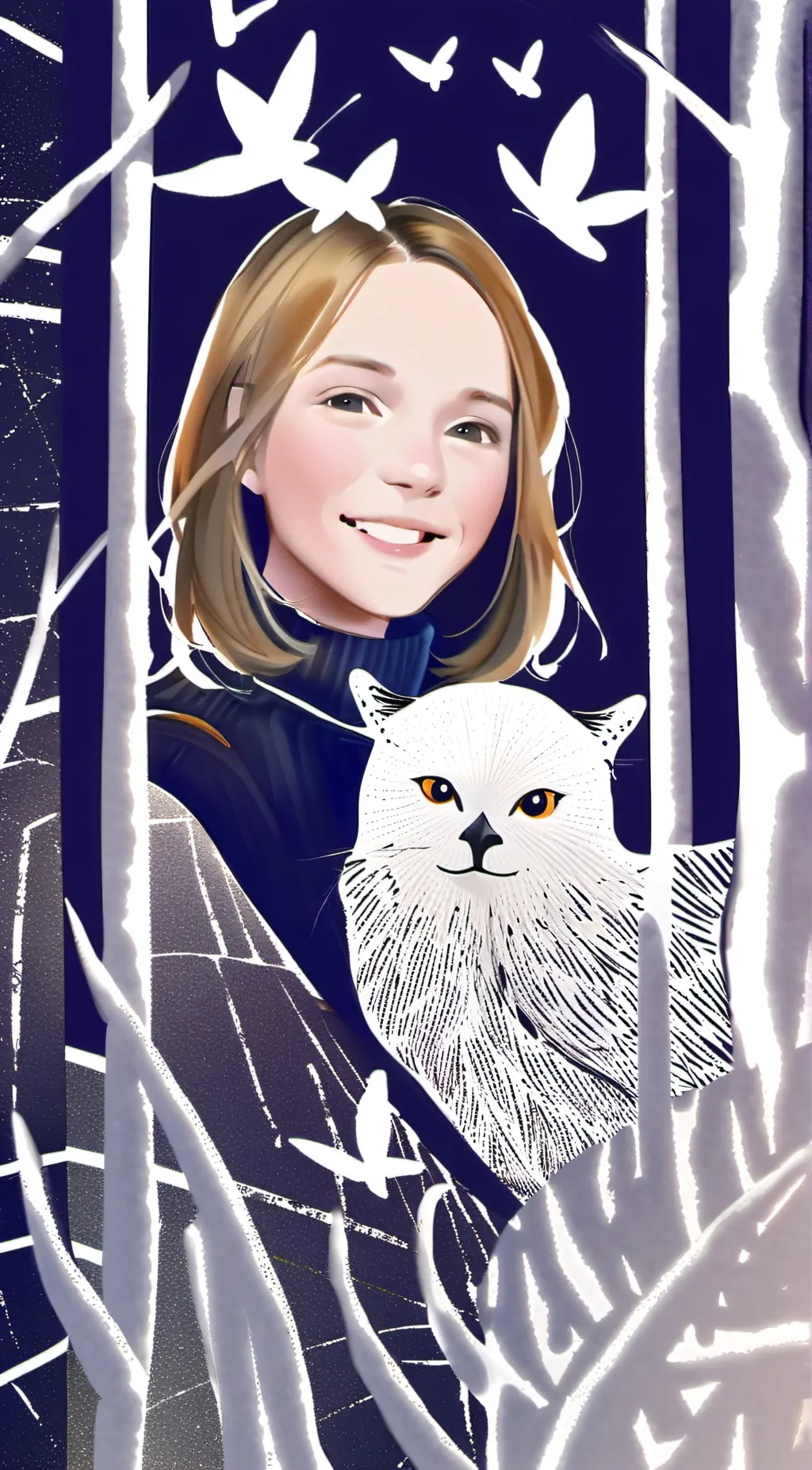 ai character: Lily Clark background