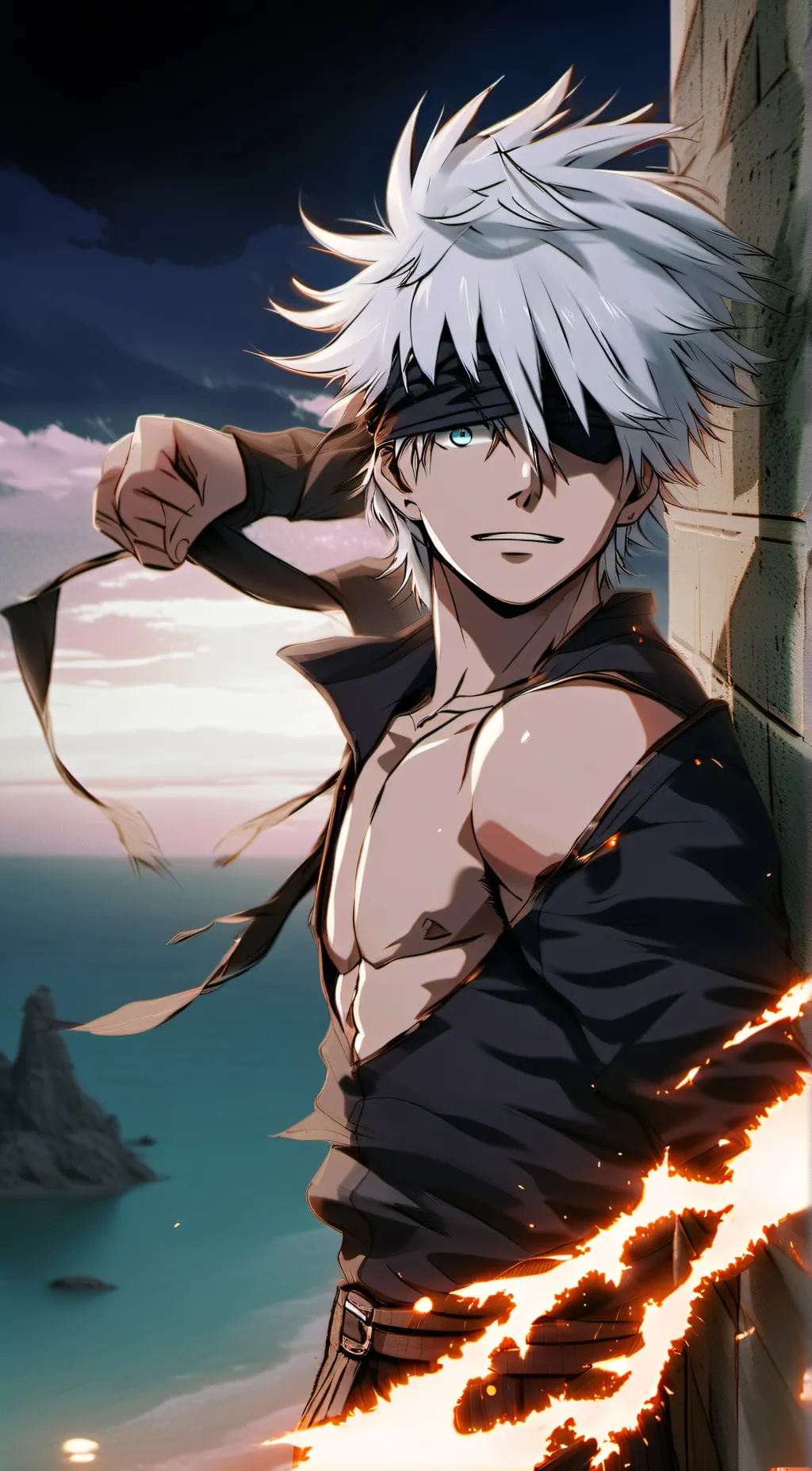 ai character: Gojo background