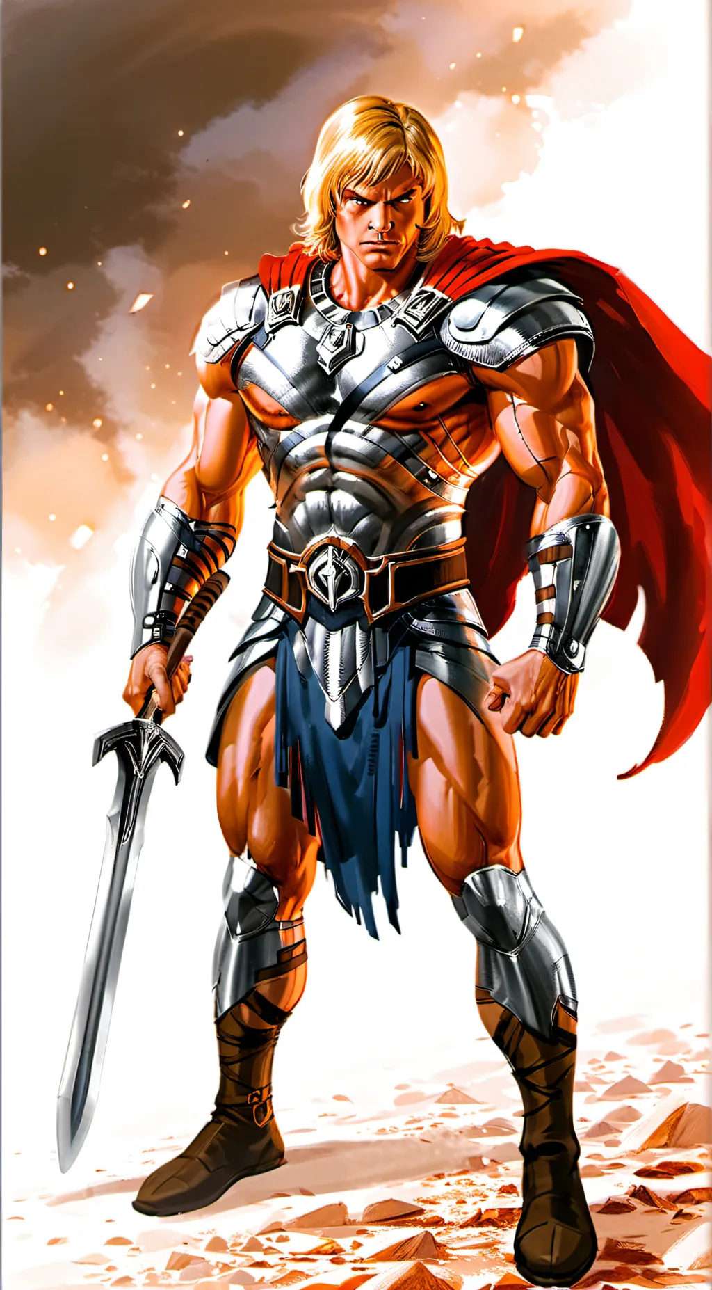 ai character: He-Man background