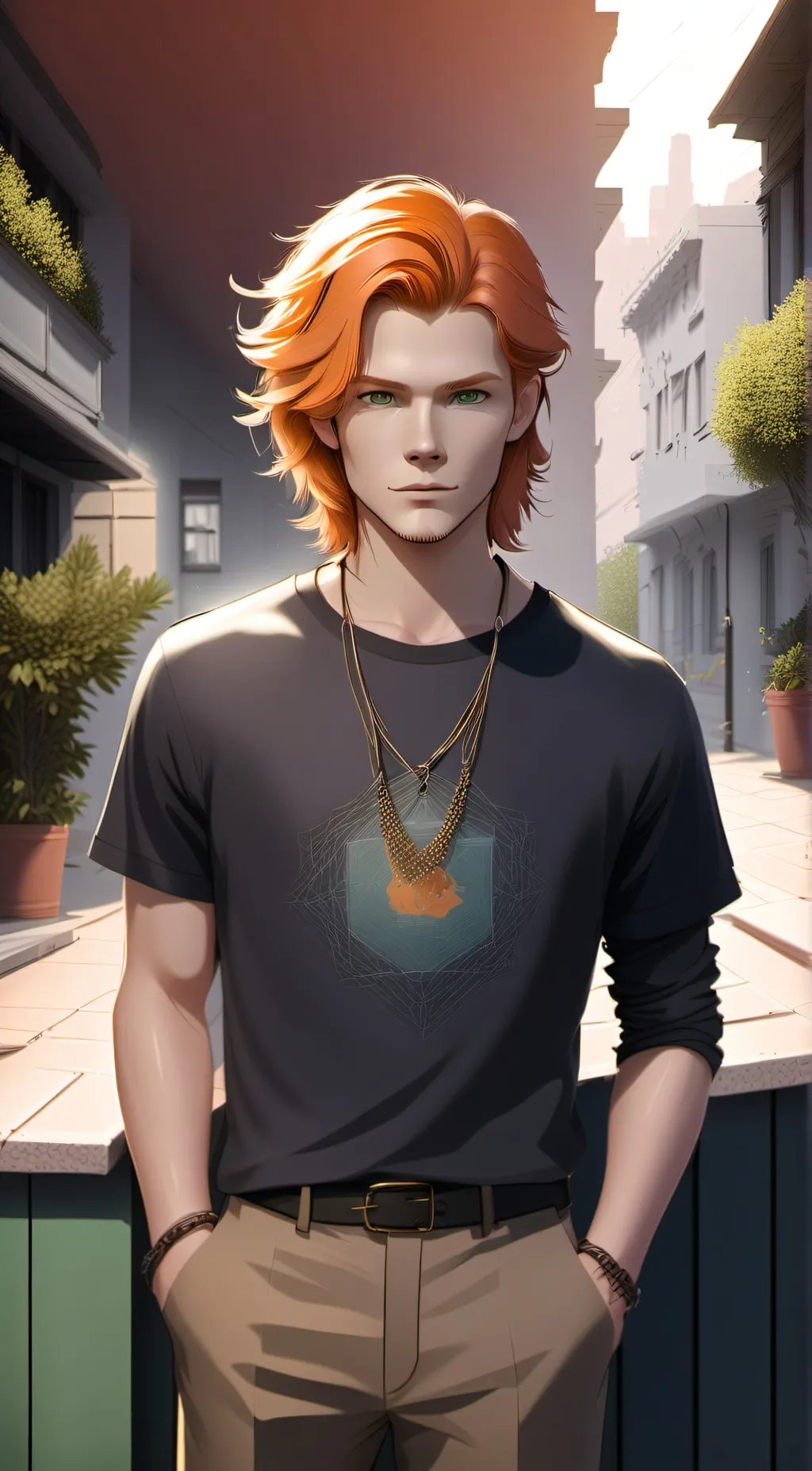 ai character: randy Harrison  background