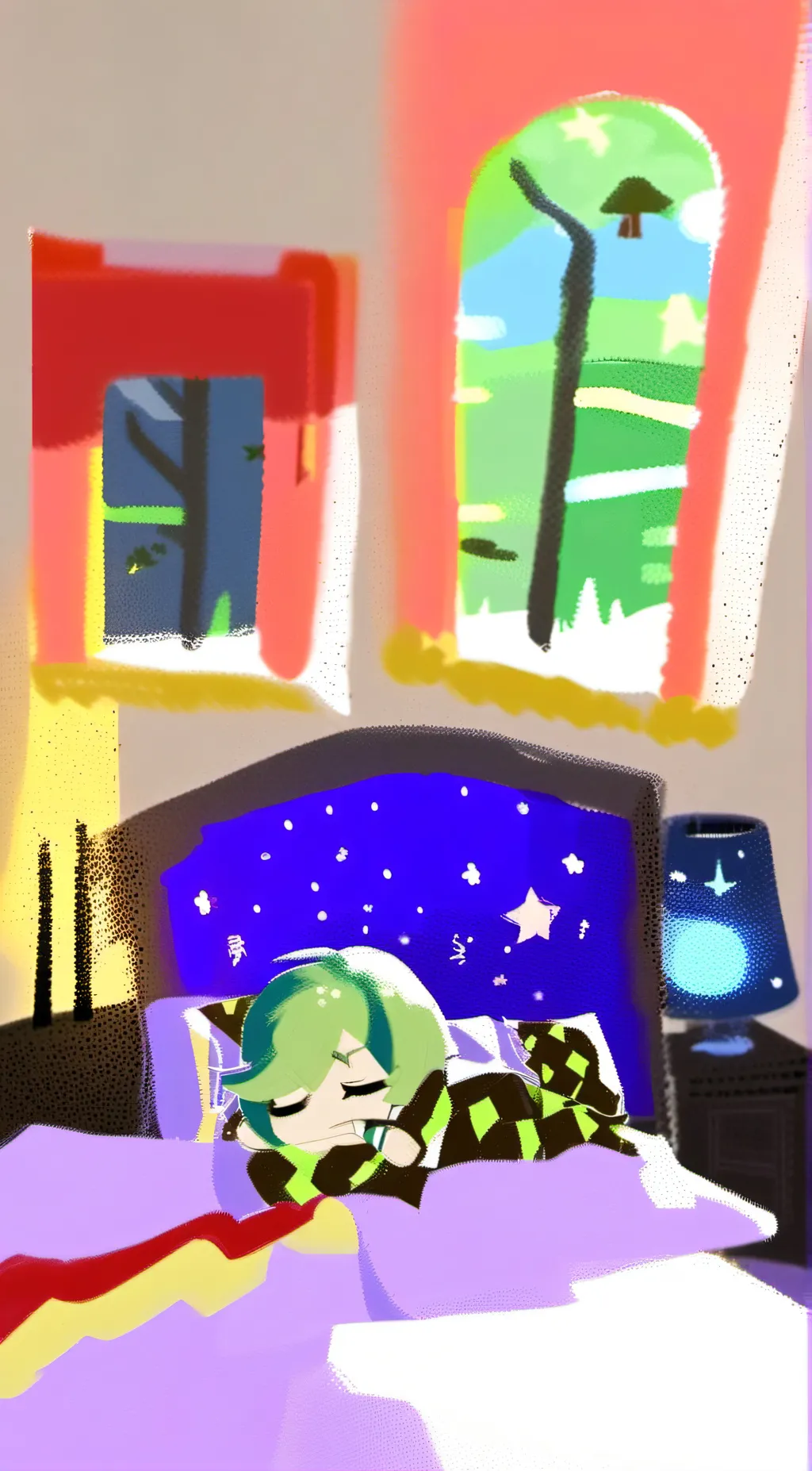 ai character: ami background