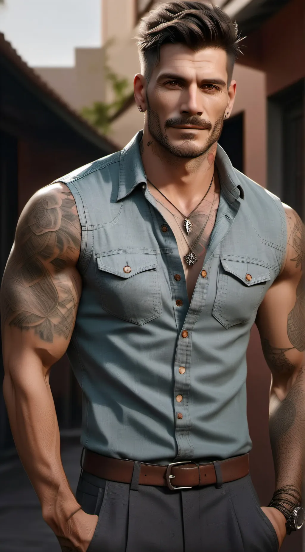 ai character: Raymond background