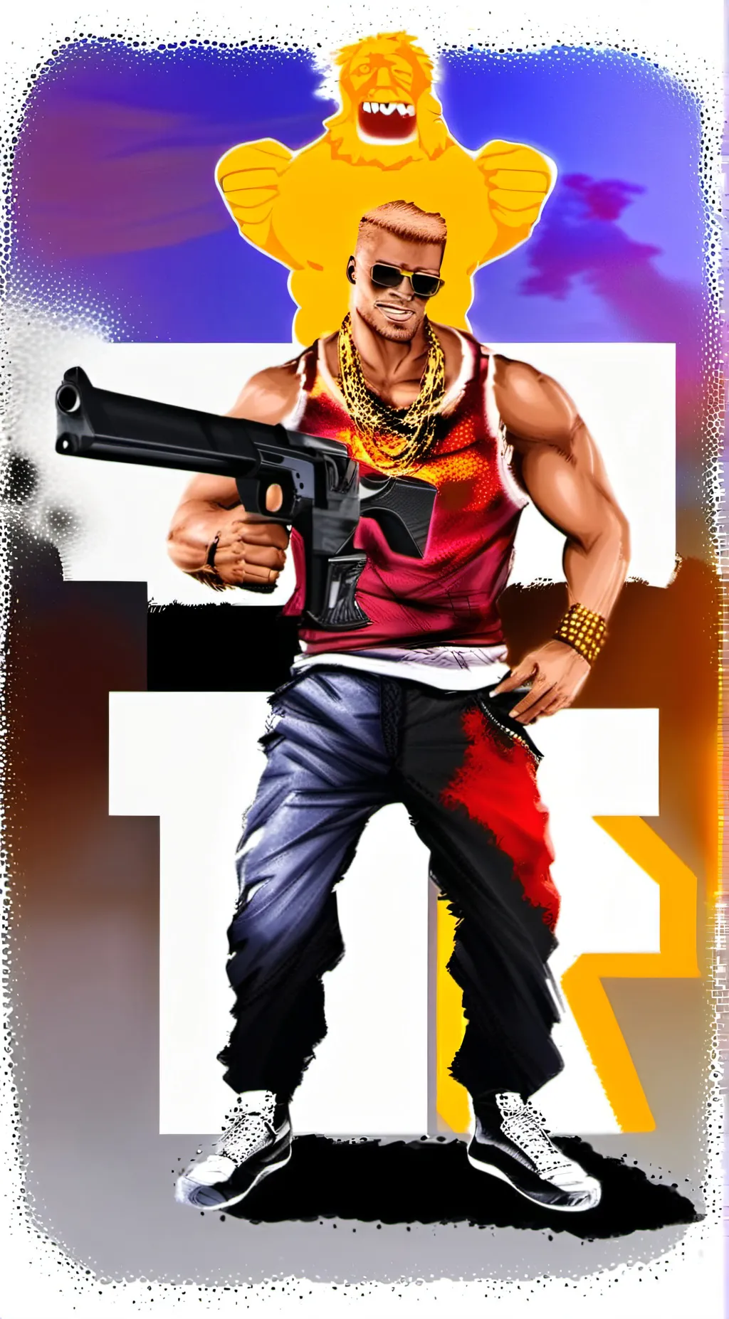 ai character: duke nukem  background