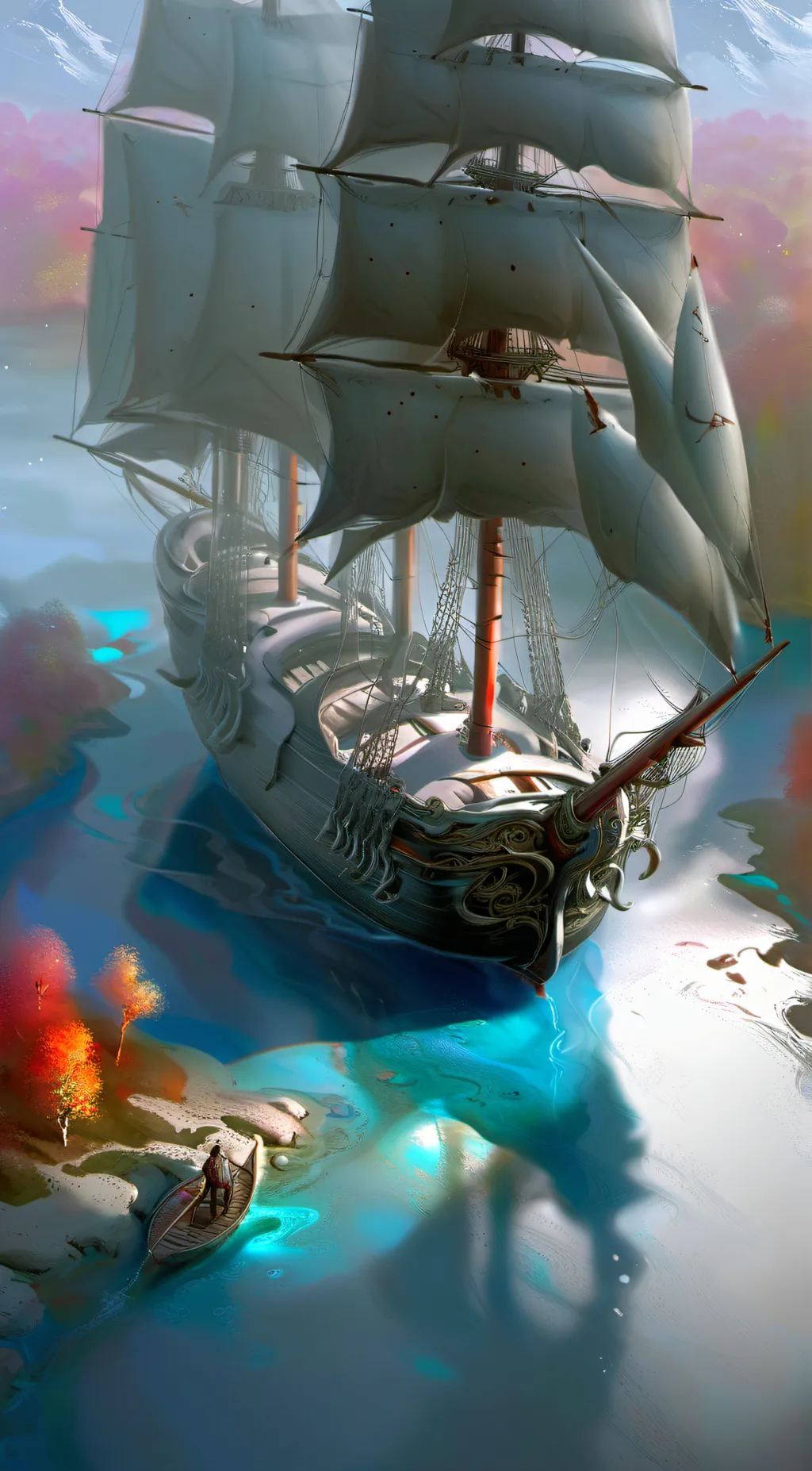 ai character: Whitebeard's ship  background