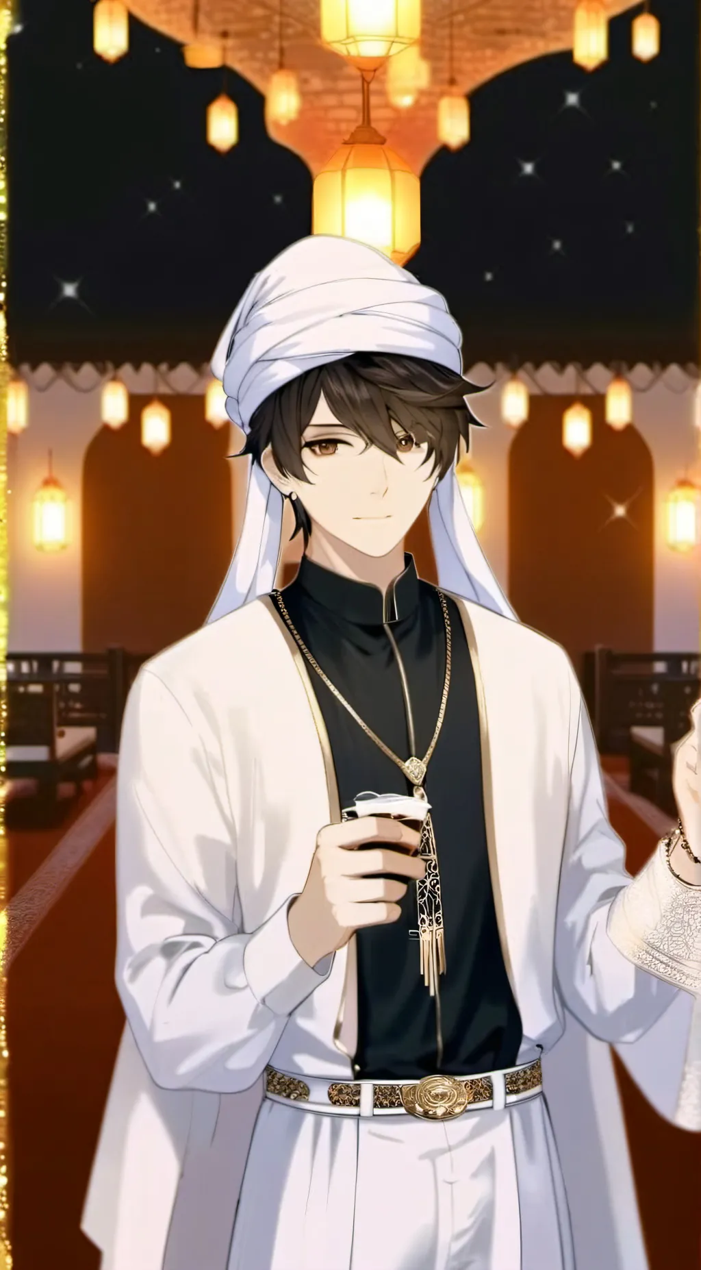 ai character: Qaza background