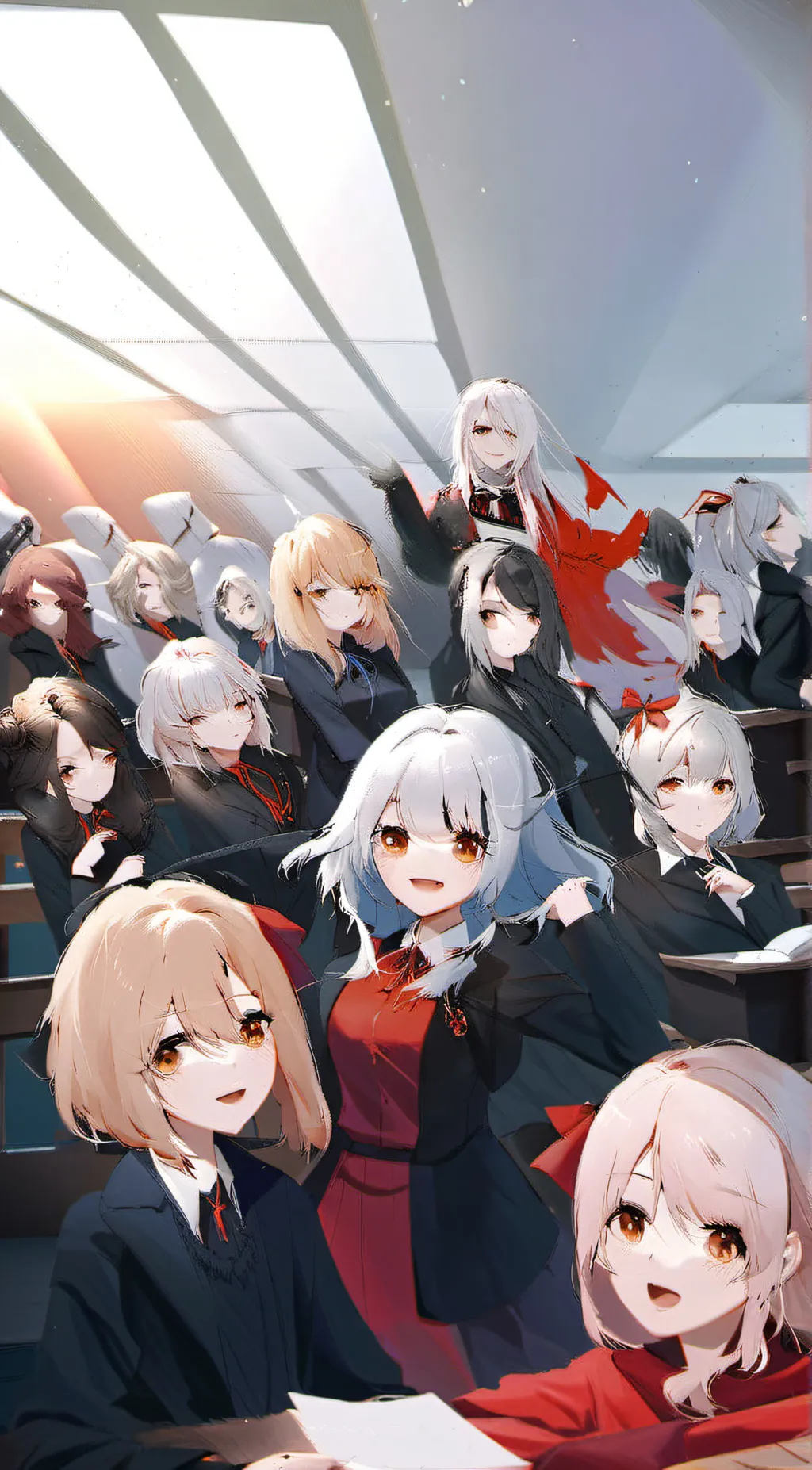 ai character: yandere school  background