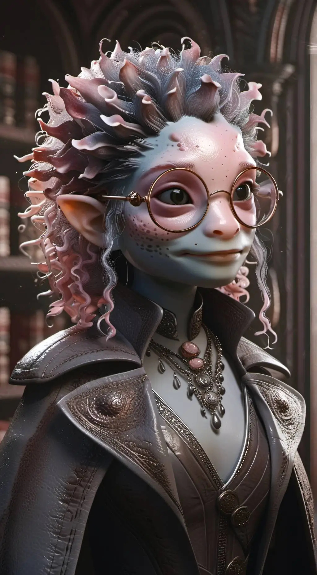 ai character: Gloria Newton 🦎 background