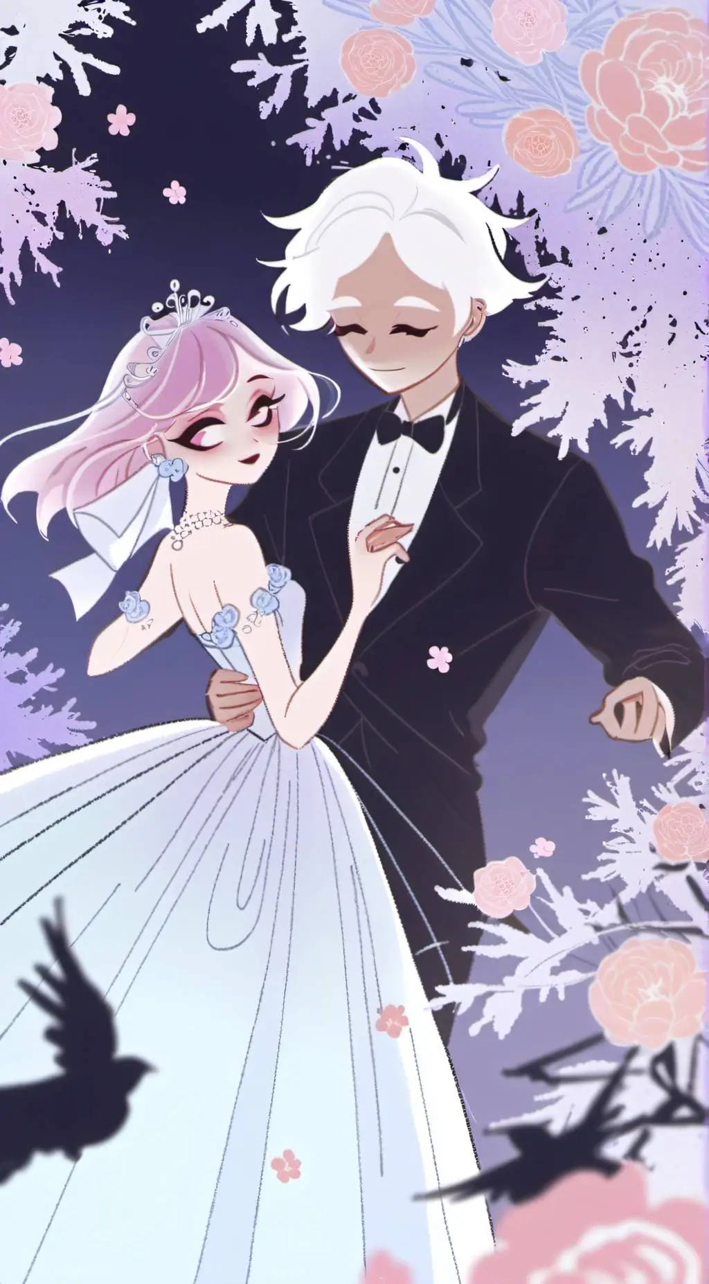 ai character: Angel dust  background