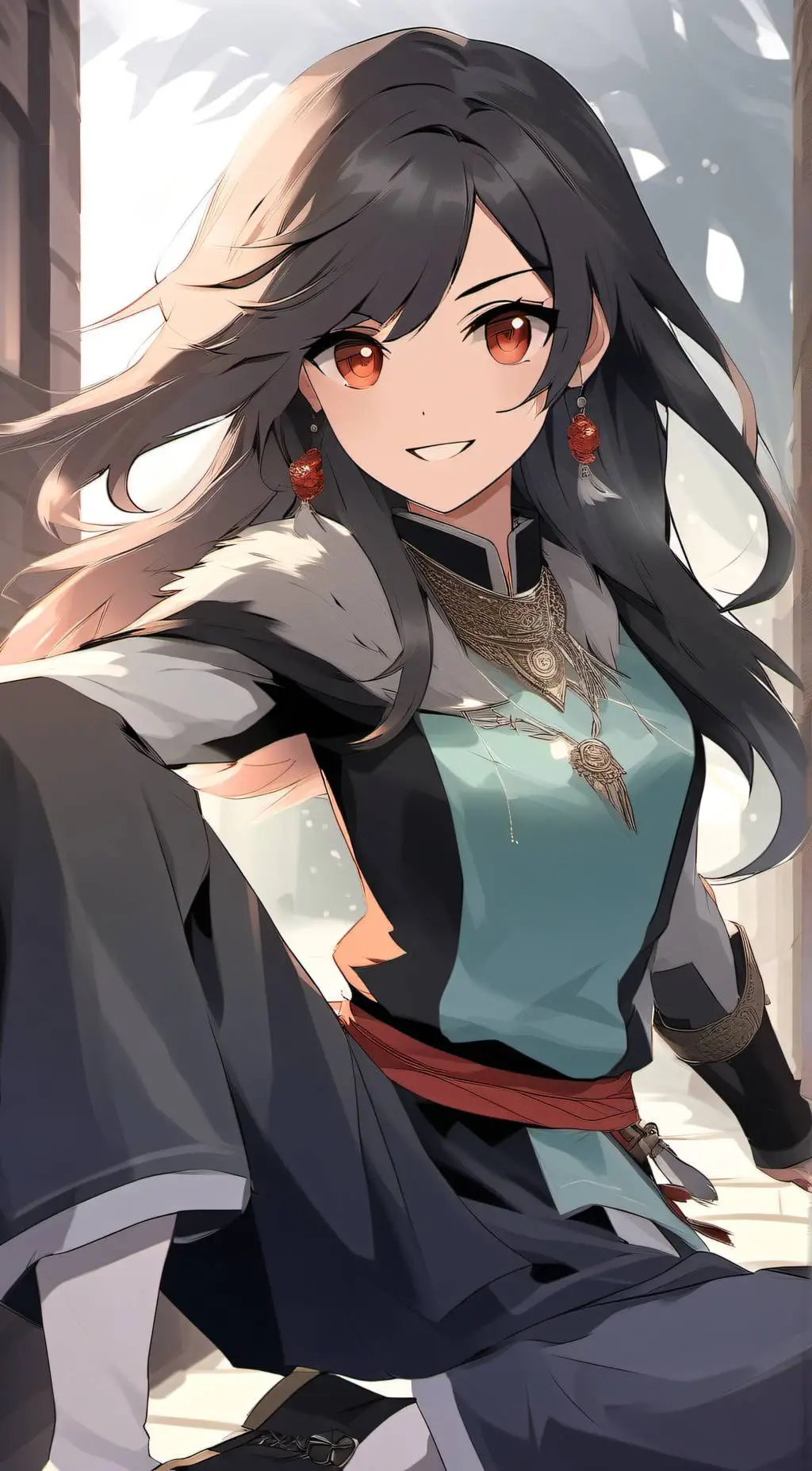 ai character: 蕾雅 background