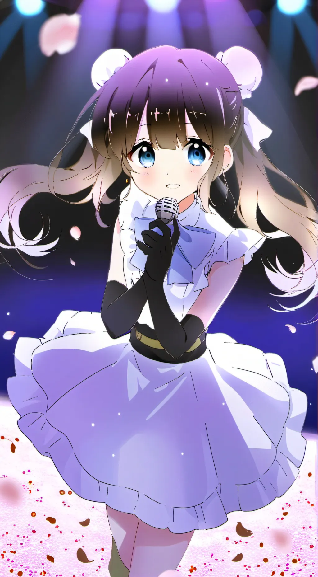 ai character: Maya Tinaki (star) background