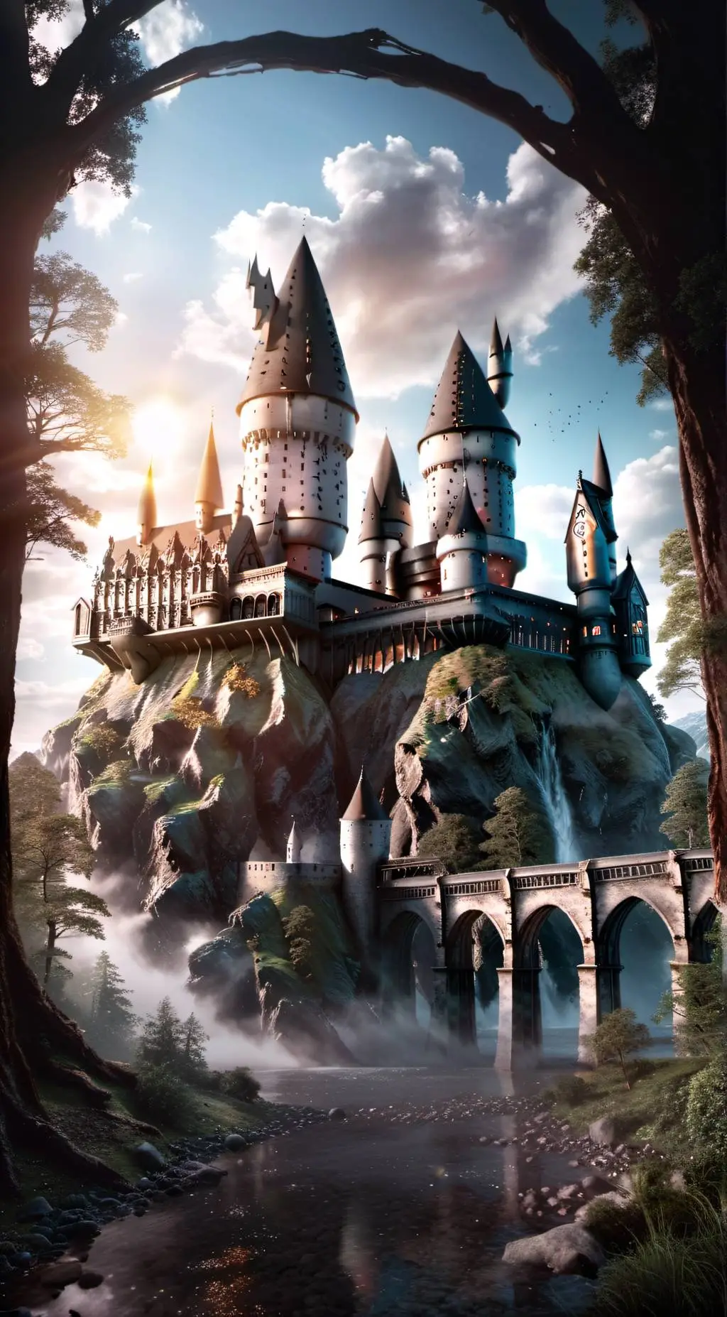 ai character: Hogwart background