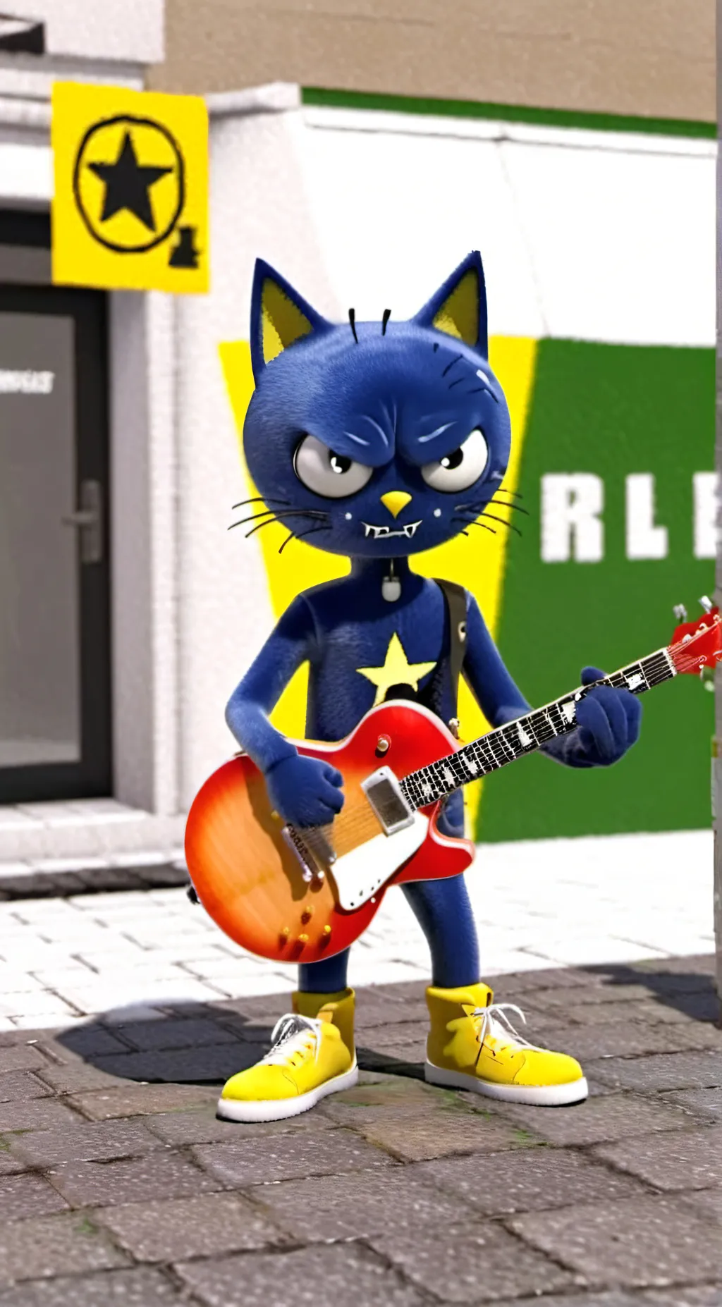 ai character: Pete the white background