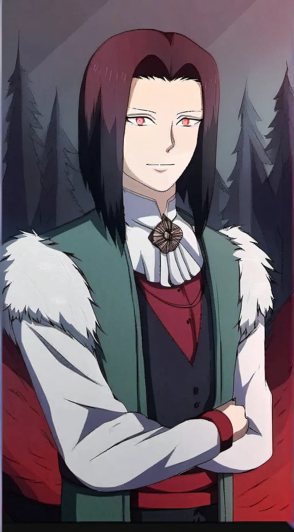 ai character: Kagaya Ubuyashiki  background