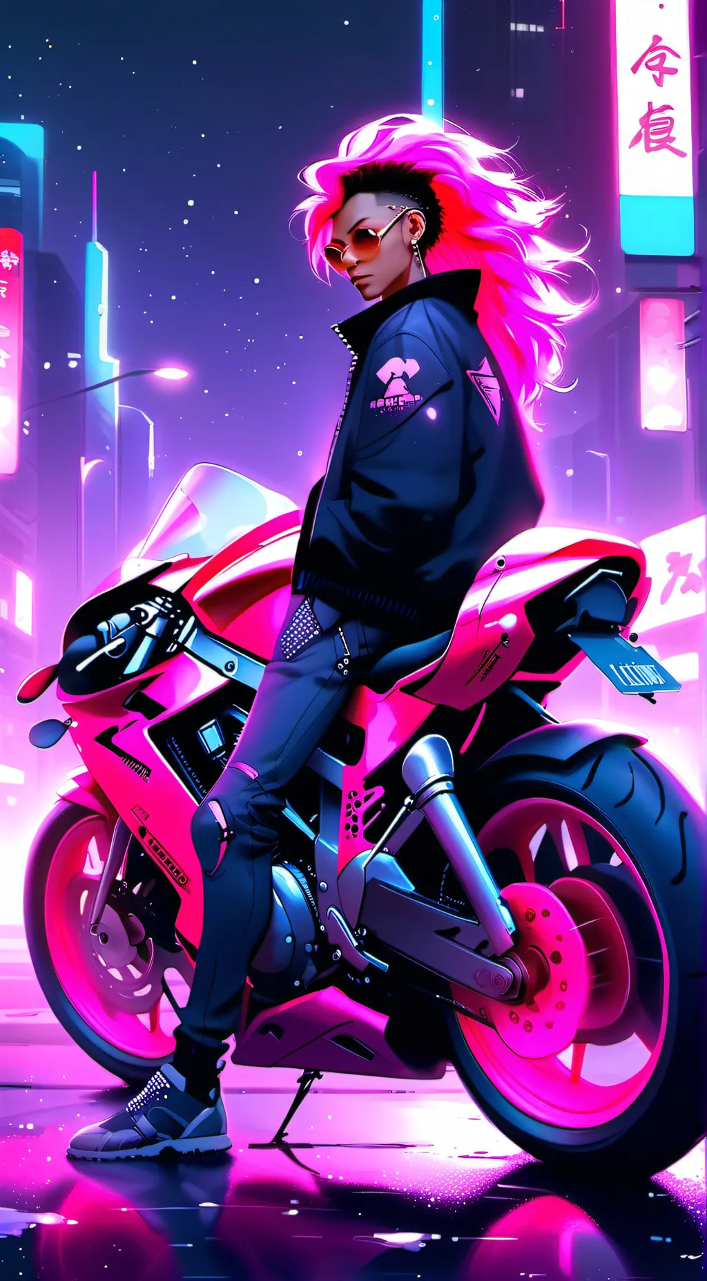 ai character: Mia background
