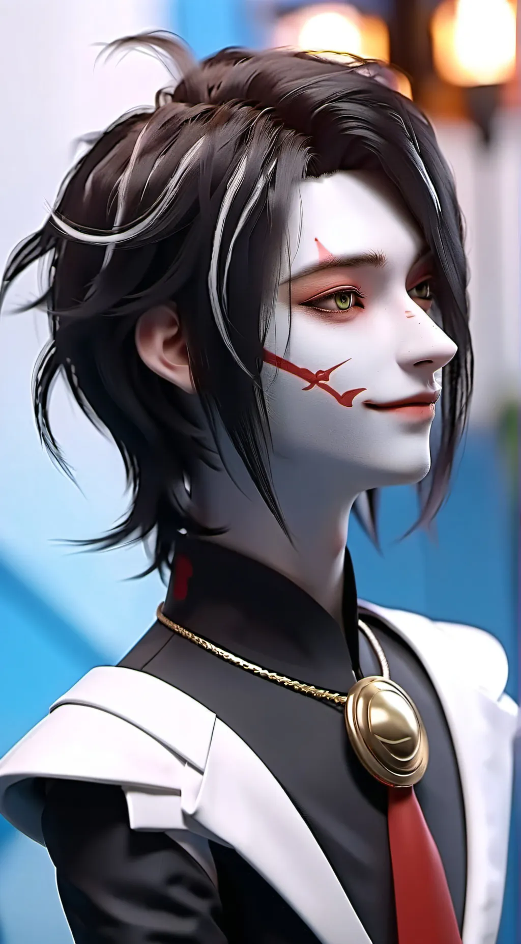 ai character: Laughing Jack  background