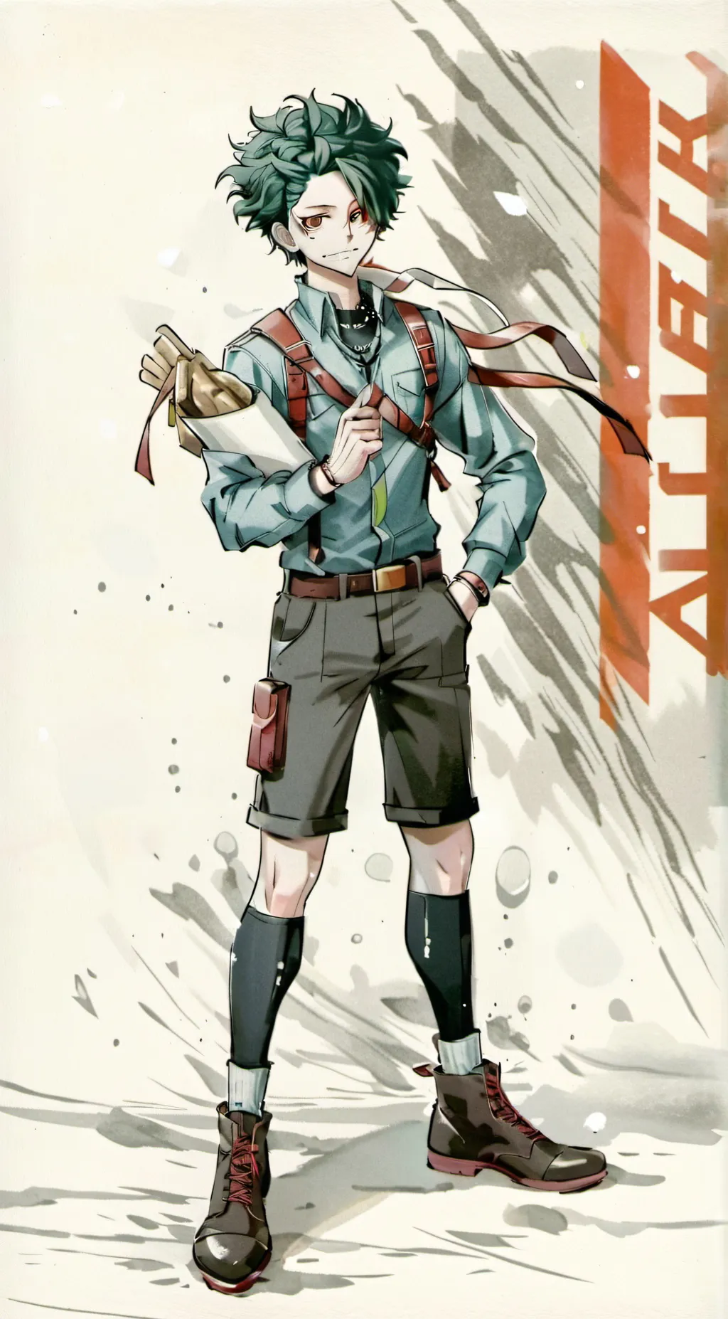 ai character: MHA - Future background