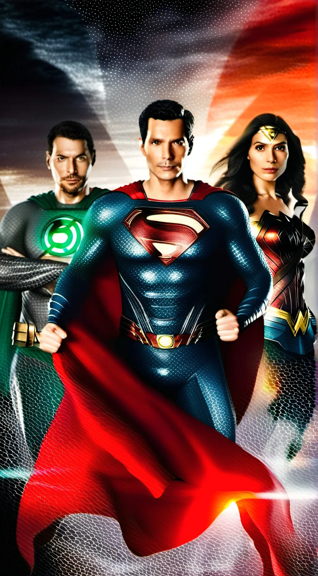 ai character: Justice League  background
