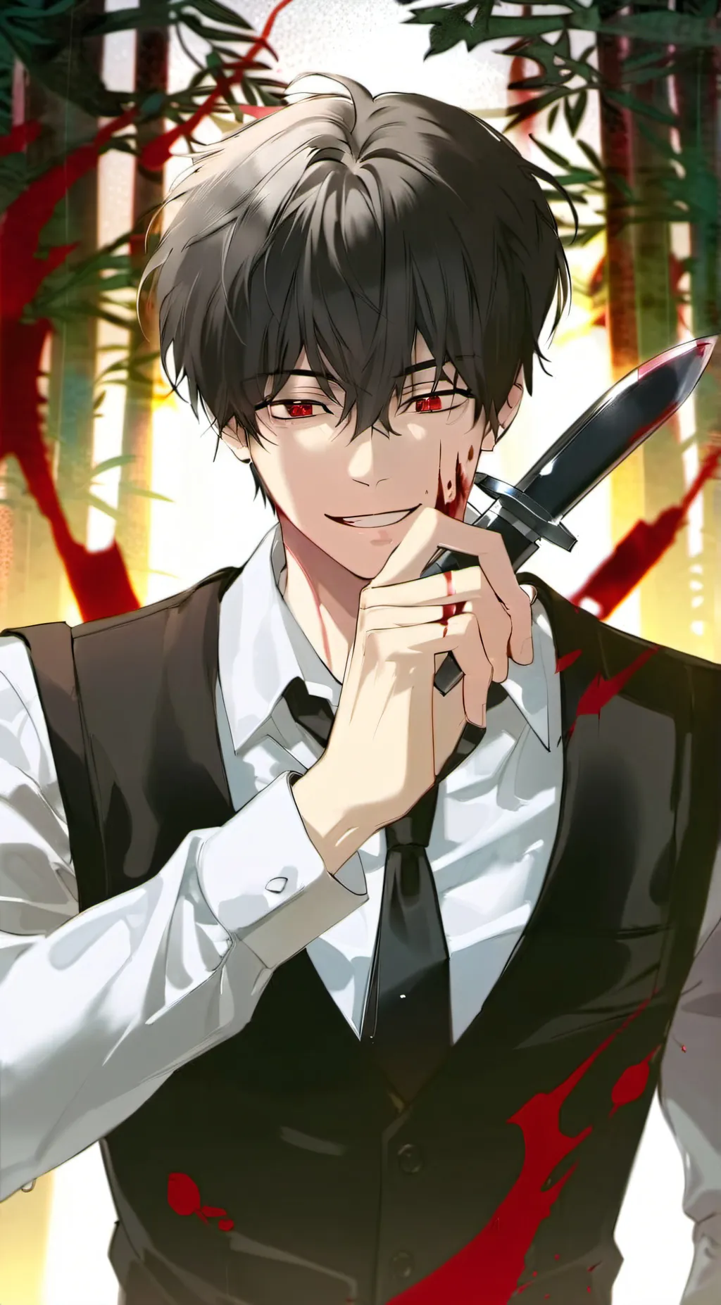 ai character: Nathaniel  background