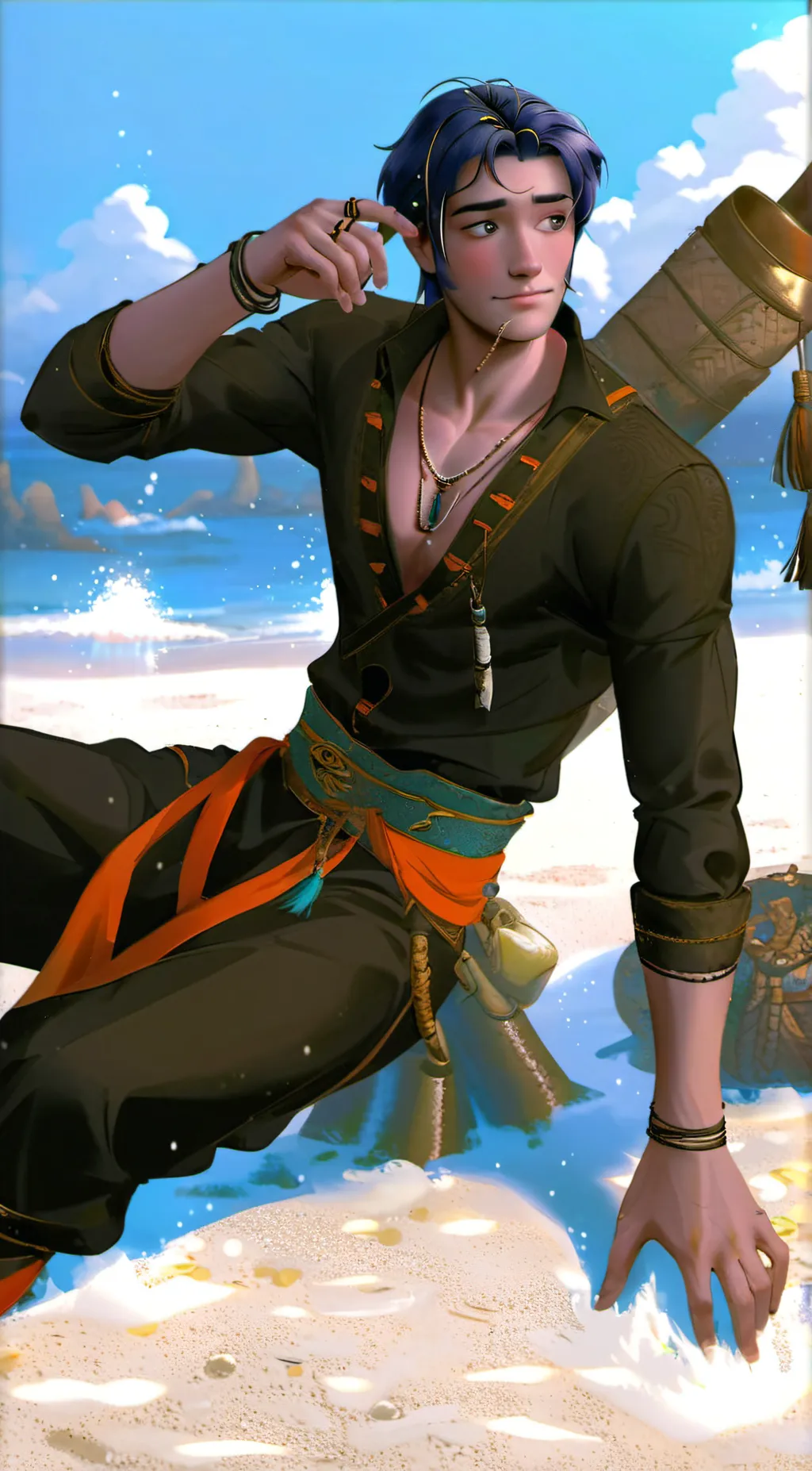 ai character: Flinn 🛥 background
