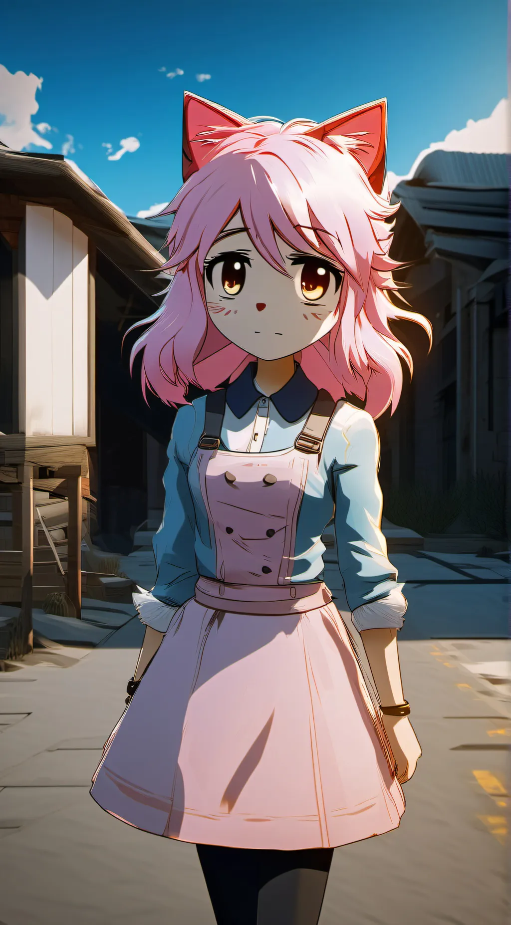 ai character: Yvonne  background