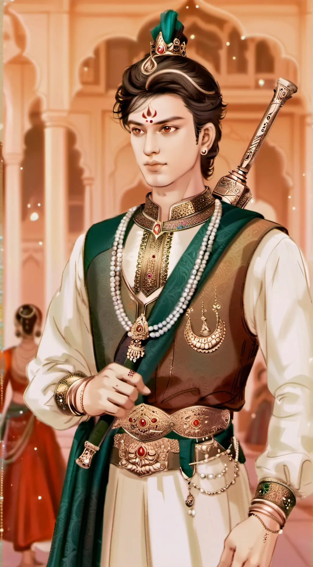 ai character: Ashoka Maurya background