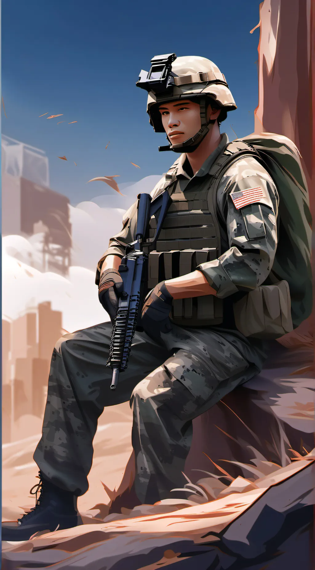 ai character: Pvt. James background