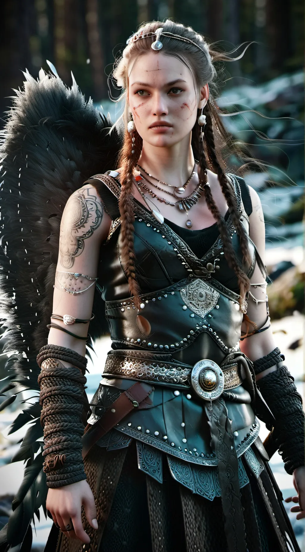 ai character: Rain background